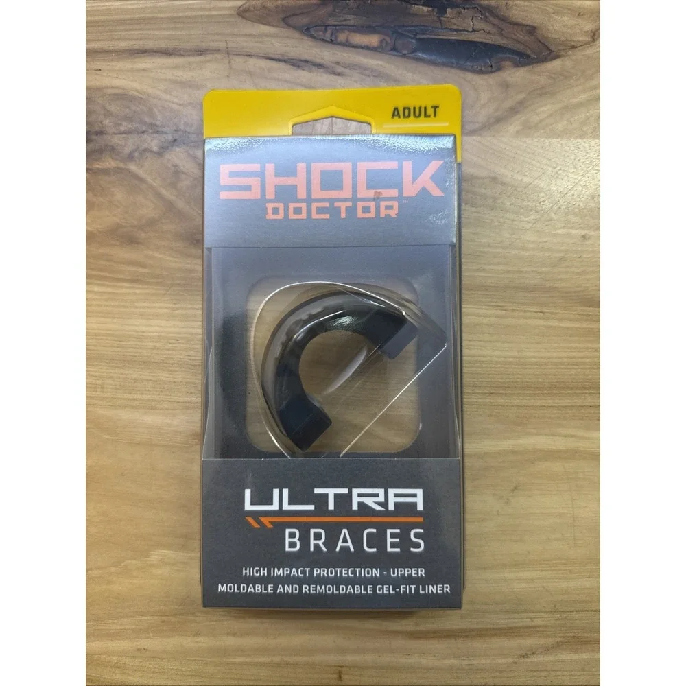 Shock Doctor Ultra Braces Flavor Fusion Mouthguard Adult 11+ tether included